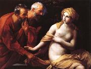 Guido Reni Susanna and the swim aldste oil painting artist